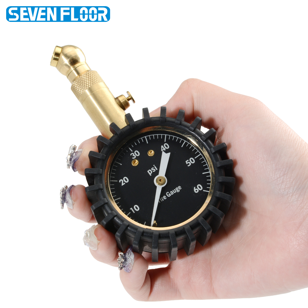 Analog Meter Gauge - Manômetro de Pressão de Pneus 0-60PSI