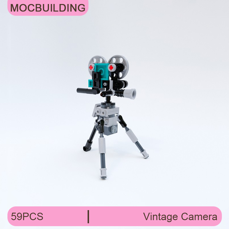 Collectible Vintage Cameras - Blocos de Montar MOC: Câmera Vintage