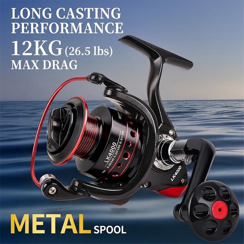Developing Tank Reel - Carretilha de Pesca de Metal Completo,