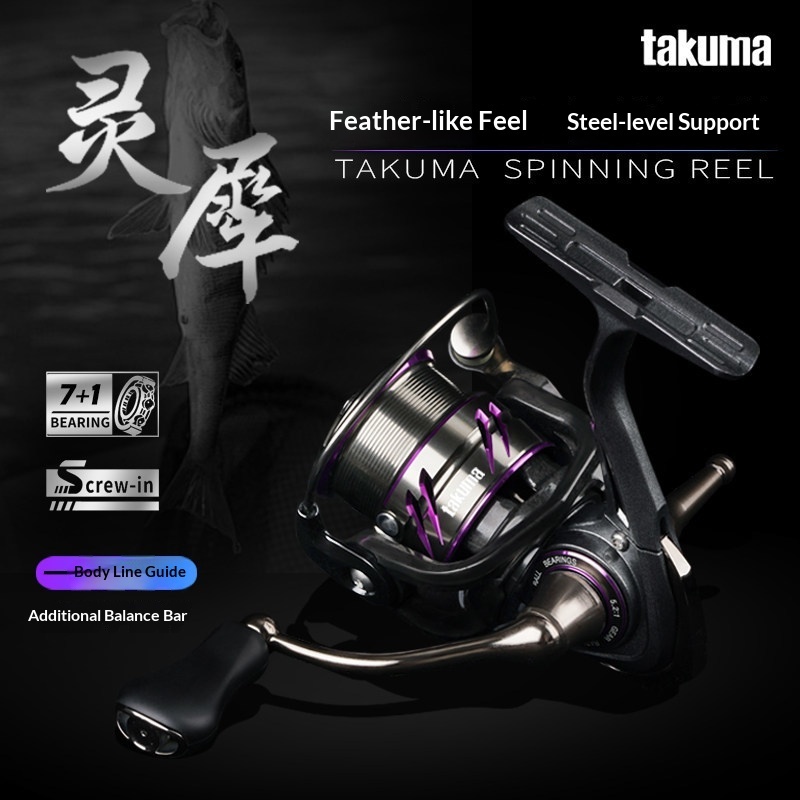 Developing Tank Reel - Carretilha Takuma Leve para Arremesso Longo,