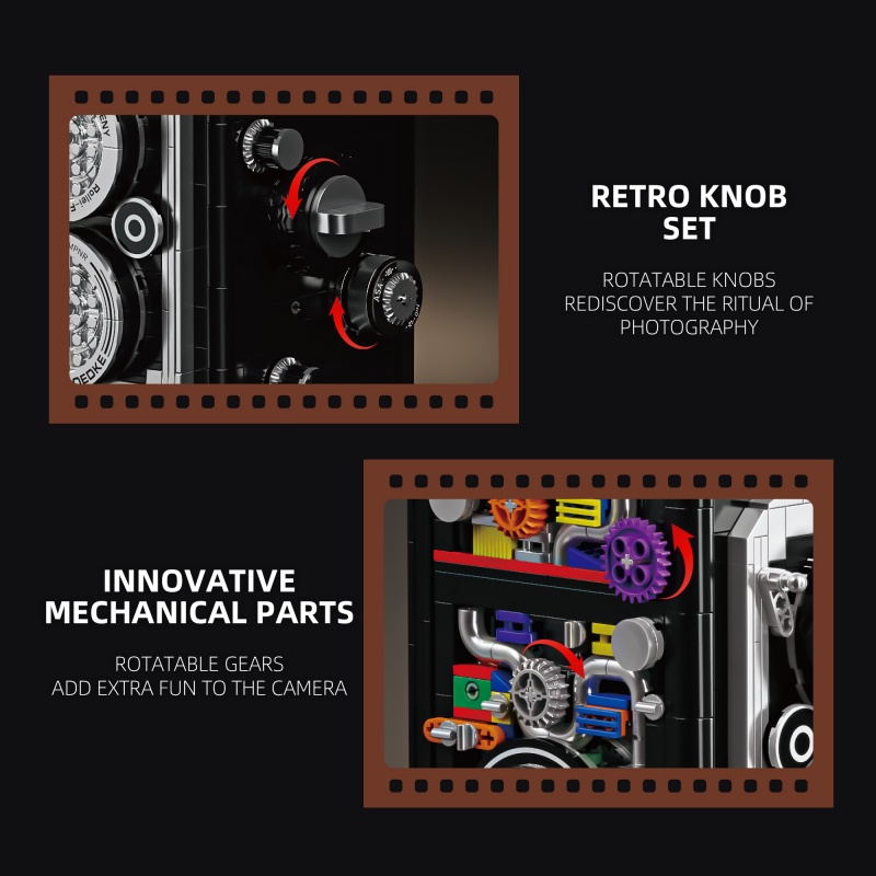 Conjunto de blocos de montar d - Collectible Vintage Cameras avaliação e preço