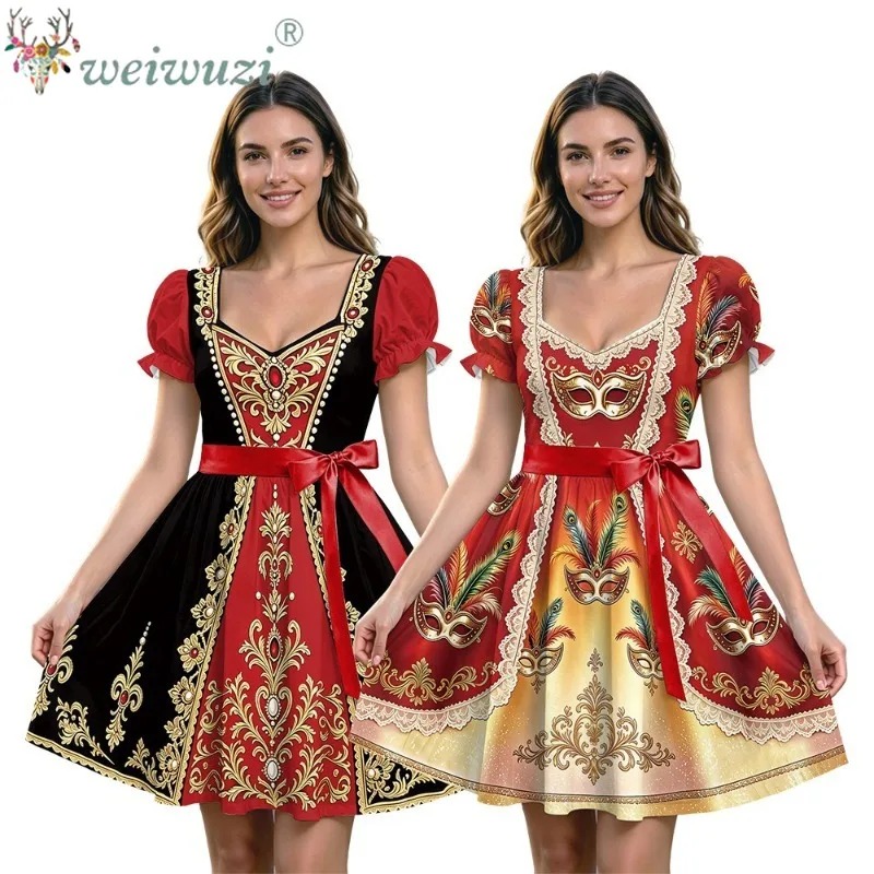 Vestido Vintage de Carnaval pa - Vintage Necklace avaliação e preço