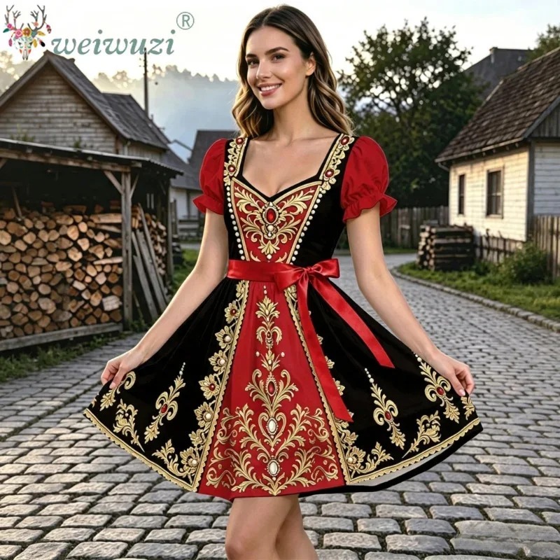 Vestido Vintage de Carnaval pa - Vintage Necklace avaliação e preço