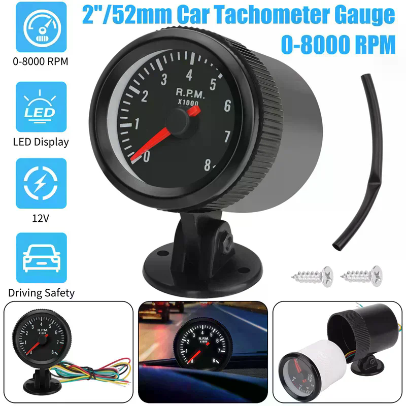 Tacômetro Analógico de 2 poleg - Analog Meter Gauge avaliação e preço