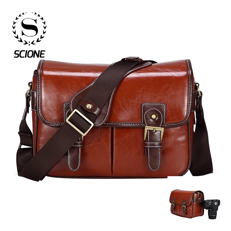 Scione-pu bolsa de couro para  - Photo Develop Tank avaliação e preço